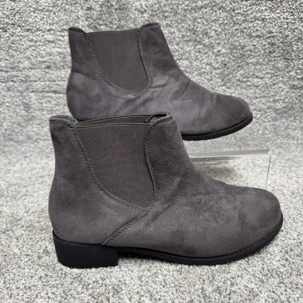 Chelsea Boots Womens Size 9 Suede Goth Grunge Biker Witchy Edgy Streetwear‎